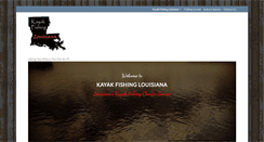 Desktop Screenshot of kayakfishinglouisiana.com